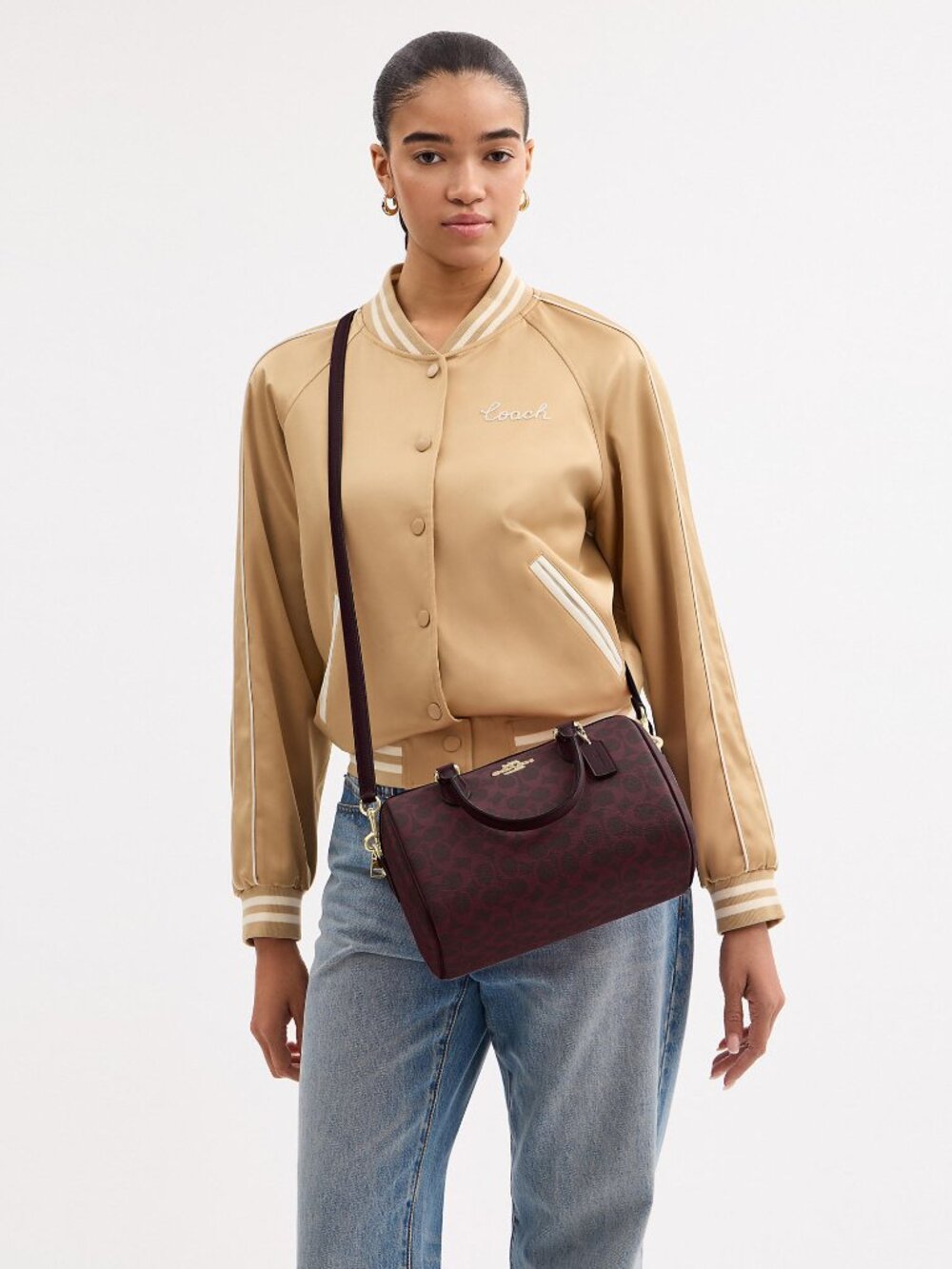 Coach Outlet Rowan Satchel Bag In Signature Canvas